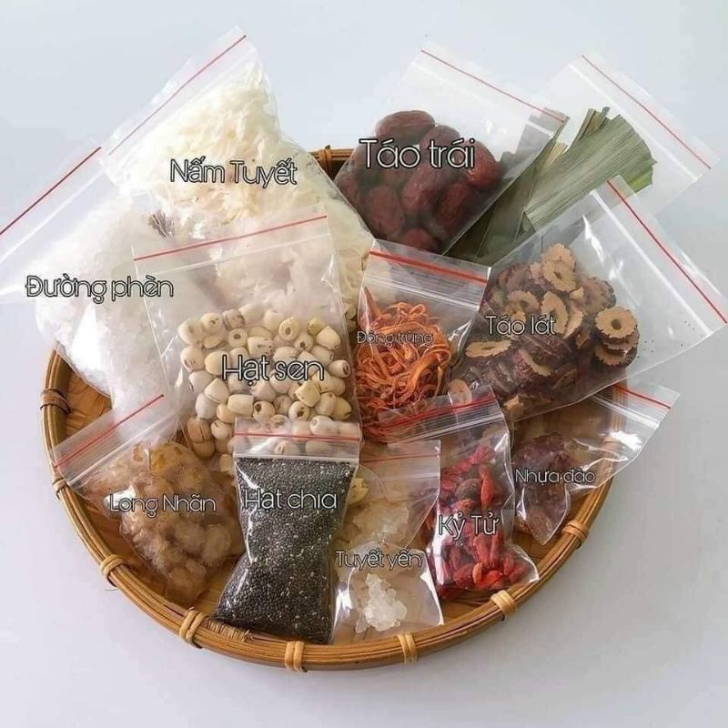 Set Chè Dưỡng Nhan Thượng Phẩm 13 Vị Nấu Được 20-25 Chén (bepmevan) | BigBuy360 - bigbuy360.vn