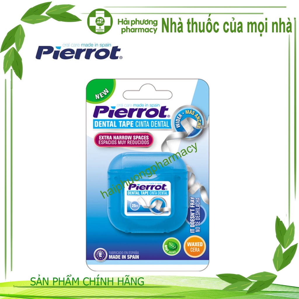 Chỉ nha khoa hương lô hội và bạc hà PIERROT EXPANDING DELTAL FLOSS