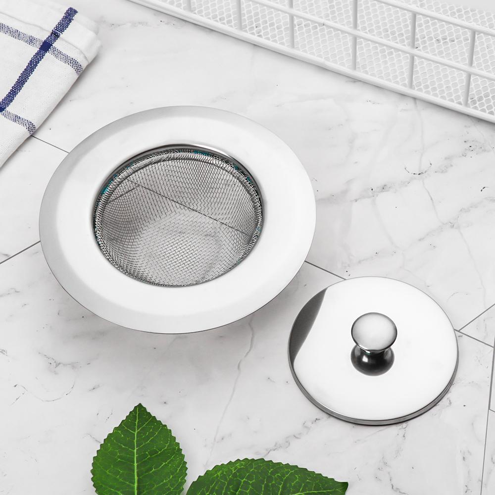 LONTIME Nắp Đậy Cống Thoát Nước Bồn Rửa Chén Bằng Thép Không Gỉ
