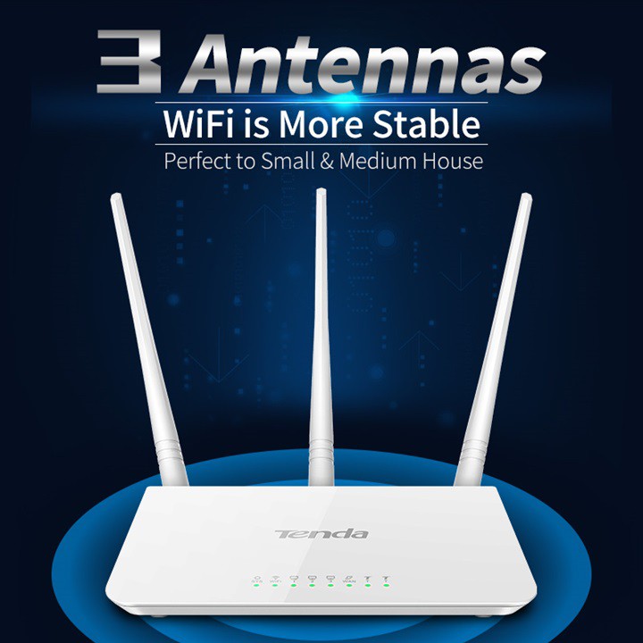 Bộ Phát Wifi Router Tenda F3 300Mbps 3A Anten 1 Wan, 3 Lan Port | BigBuy360 - bigbuy360.vn