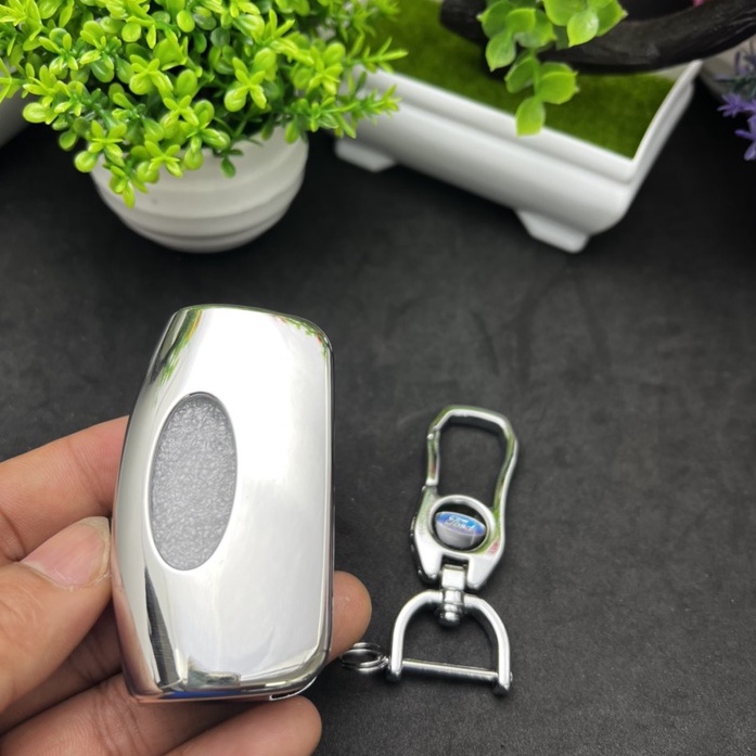 Bọc chìa khóa các dòng xe Ford Ecosport, Fiesta, Focus,  Mondeo đời cũ CHÌA GẬP như hình