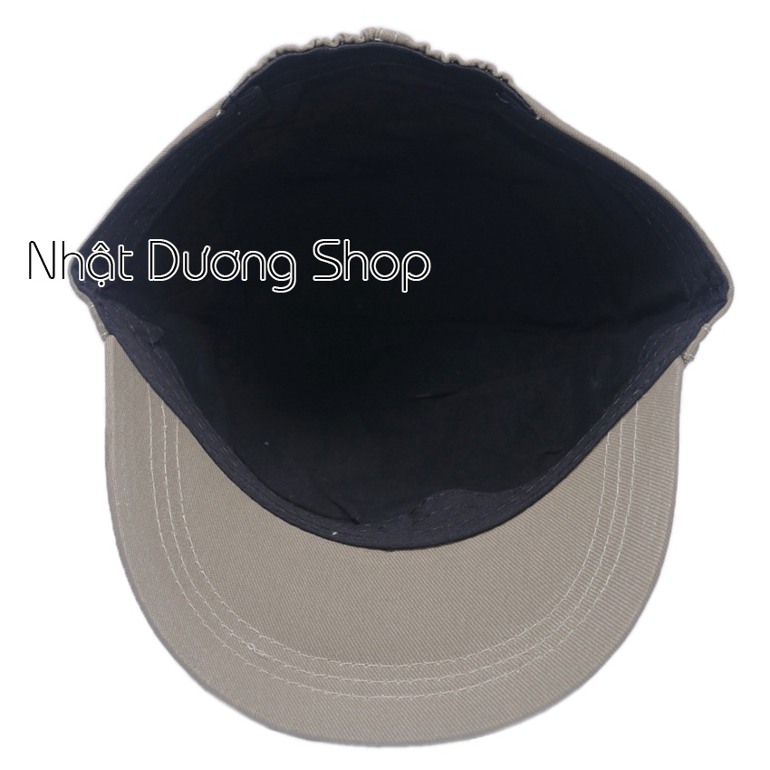 [ Nhiều màu ]Nón kết đầu bằng bít đuôi không thêu có 6 sò - có may thun phía sau giúp giữ chặt nón và tăng size vòng đầu