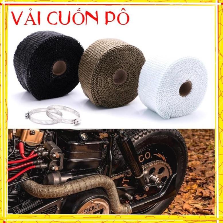 cách quấn vải cổ pô