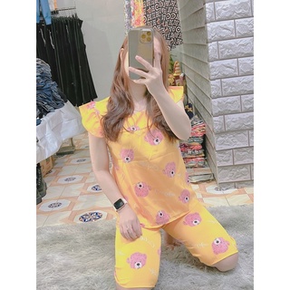bộ lửng mặc nhà chất lụa hàn