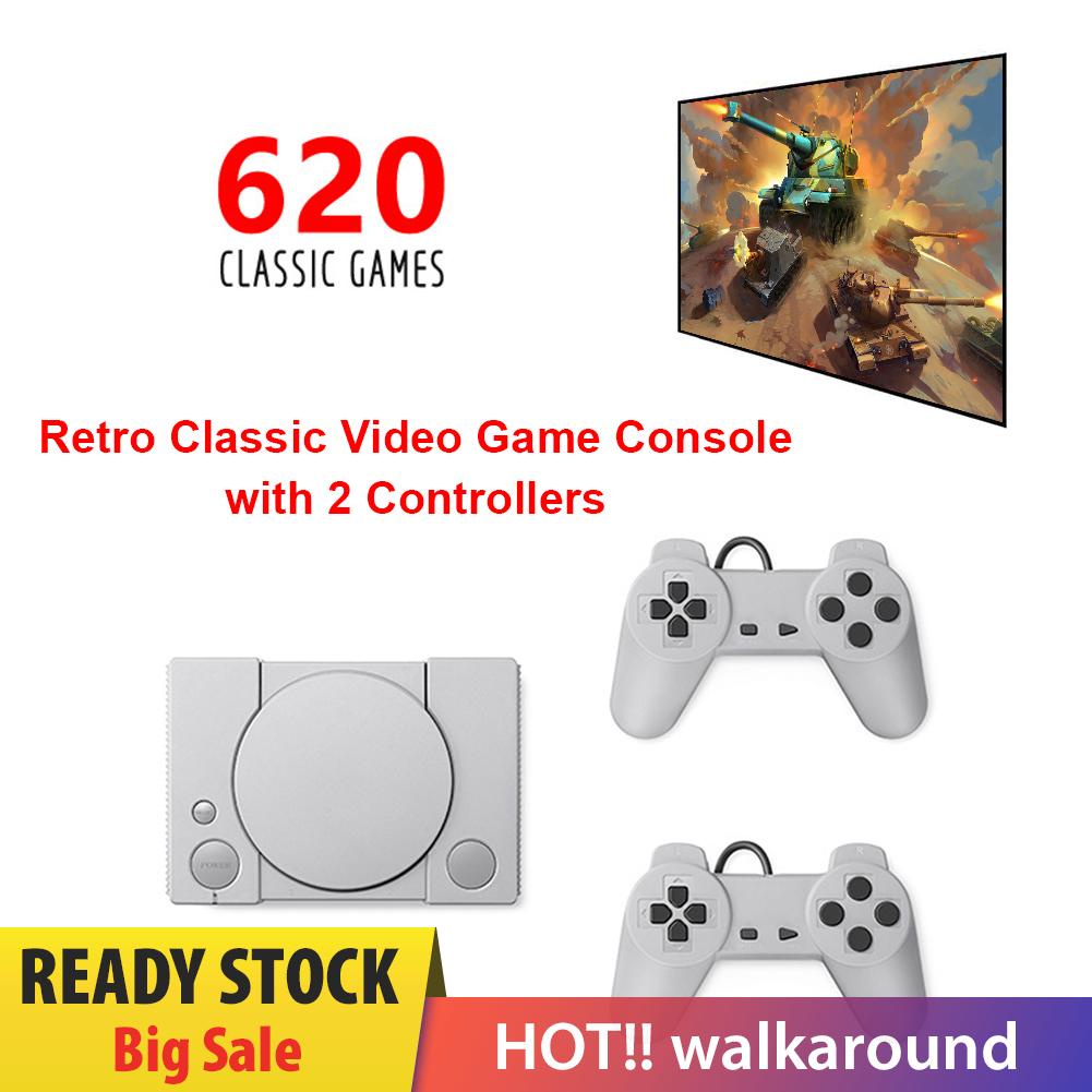 walkaround Handheld 8 Bit Retro TV Video Game Console with Controller Gamepad for NES