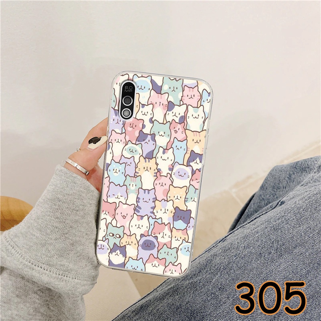 Ốp Lưng Vsmart Bee 3 - Vsmart Bee in hình LoveCat - Chất liệu Silicon siêu bền