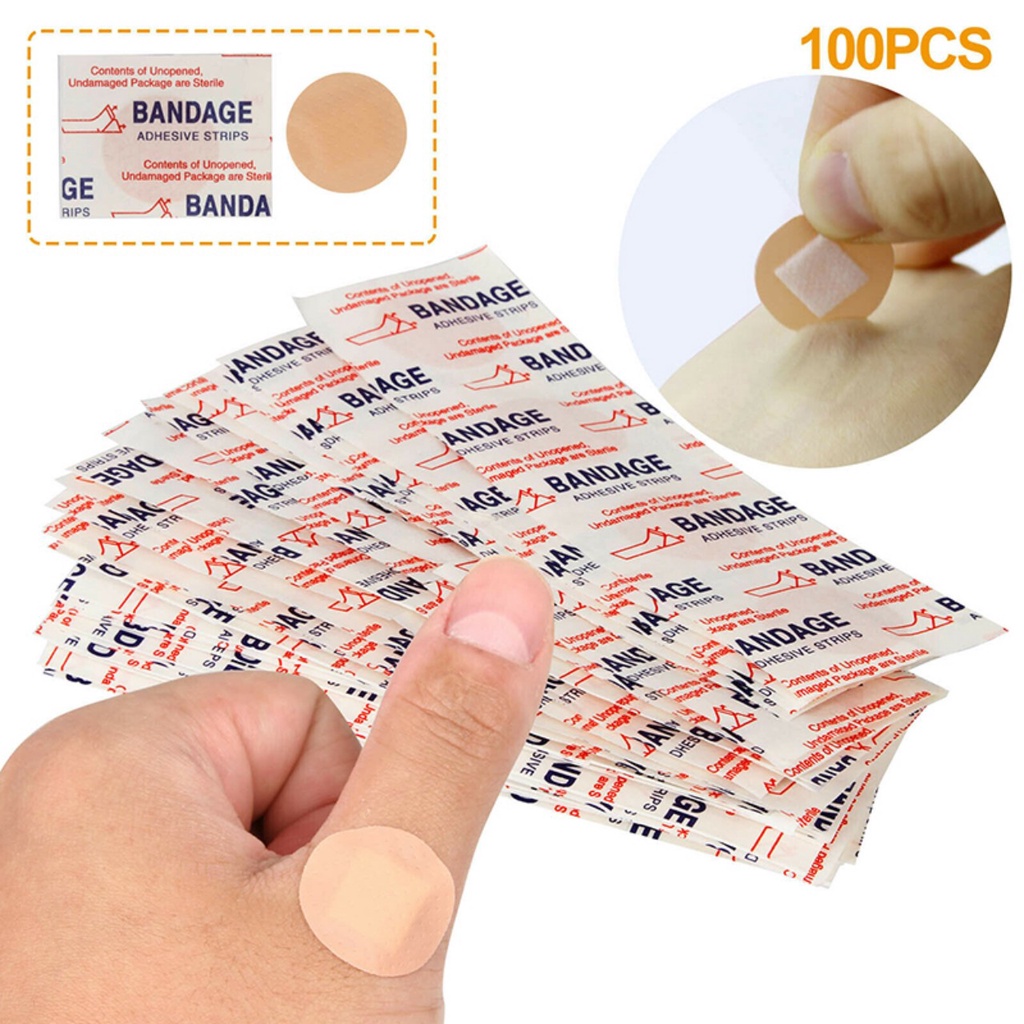 Set 50 miếng dán cấy chỉ tròn Bandage .Băng keo cá nhân mini đa năng chống nước tiện dụng
