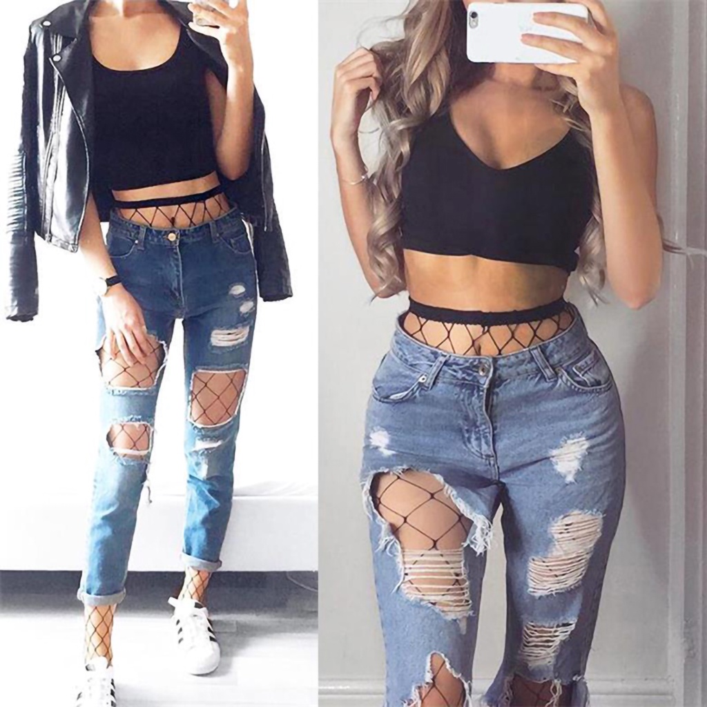 Quần tất lưới xuyên thấu gợi cảm cho nữ