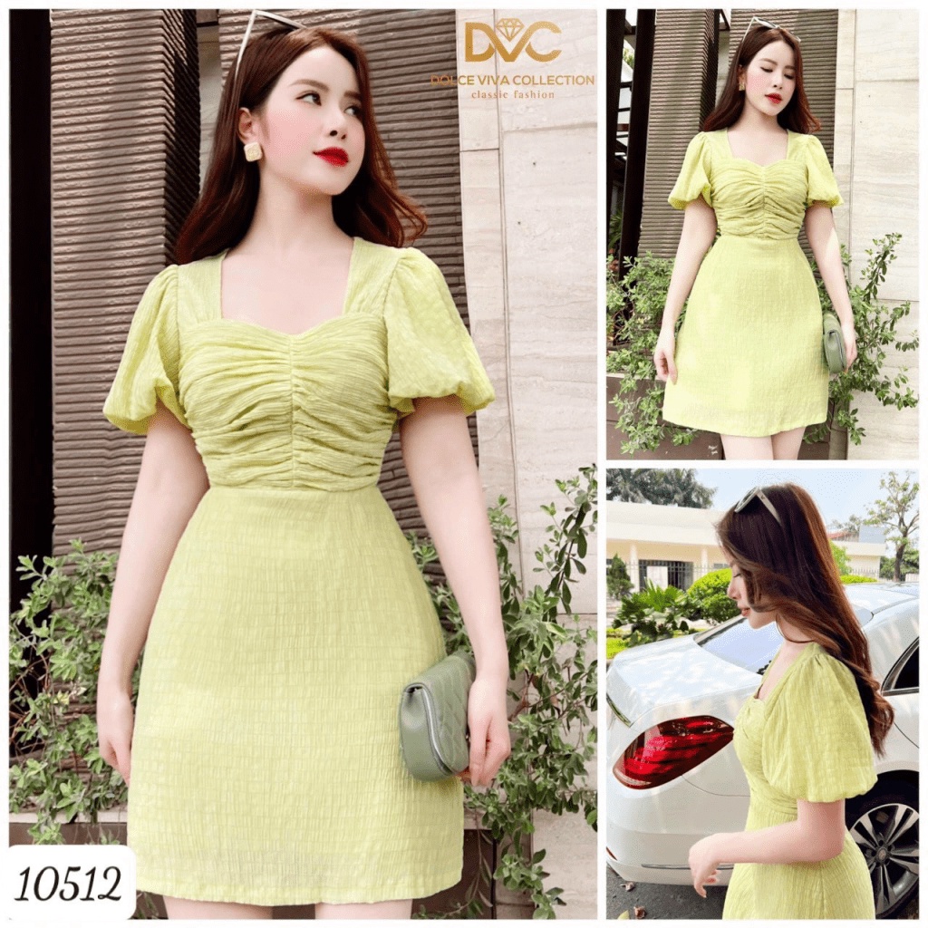 (HCM) ĐẦM XÒE NỮ PHỐI SIÊU XINH THỜI TRANG NỮ DUYÊN DÁNG , SÀNH ĐIỆU SANG TRỌNG CHO CÁC BẠN NỮ KOKO MI FASHION