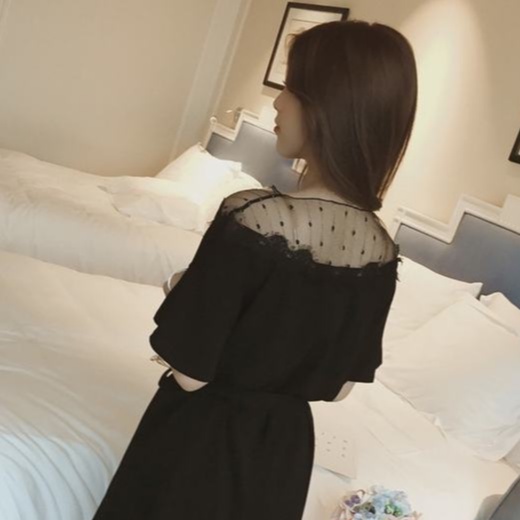 Đầm Chiffon Lửng In Hoa Mùa Hè Mới Cho Nữ M ~ 4xl