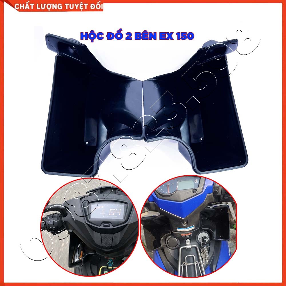️🎯Hộp đựng đồ Exciter Ex 150 MX King, gắn như ZIN, ko chế; Hộc Đựng Đồ Exciter 150 - Giá 1 Cặp️🎯
