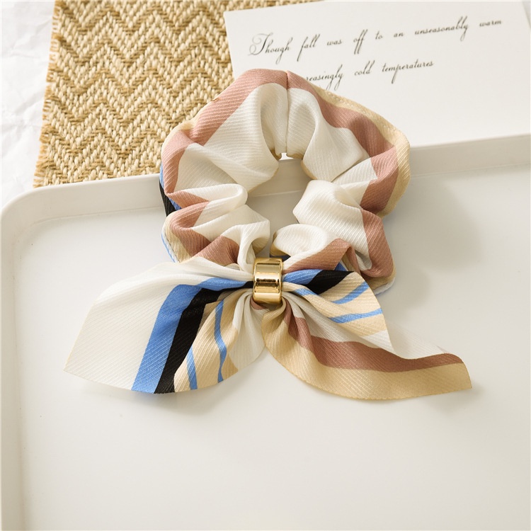 Mới Dây Buộc Tóc Co Giãn Hình Tai Thỏ Dễ Thương