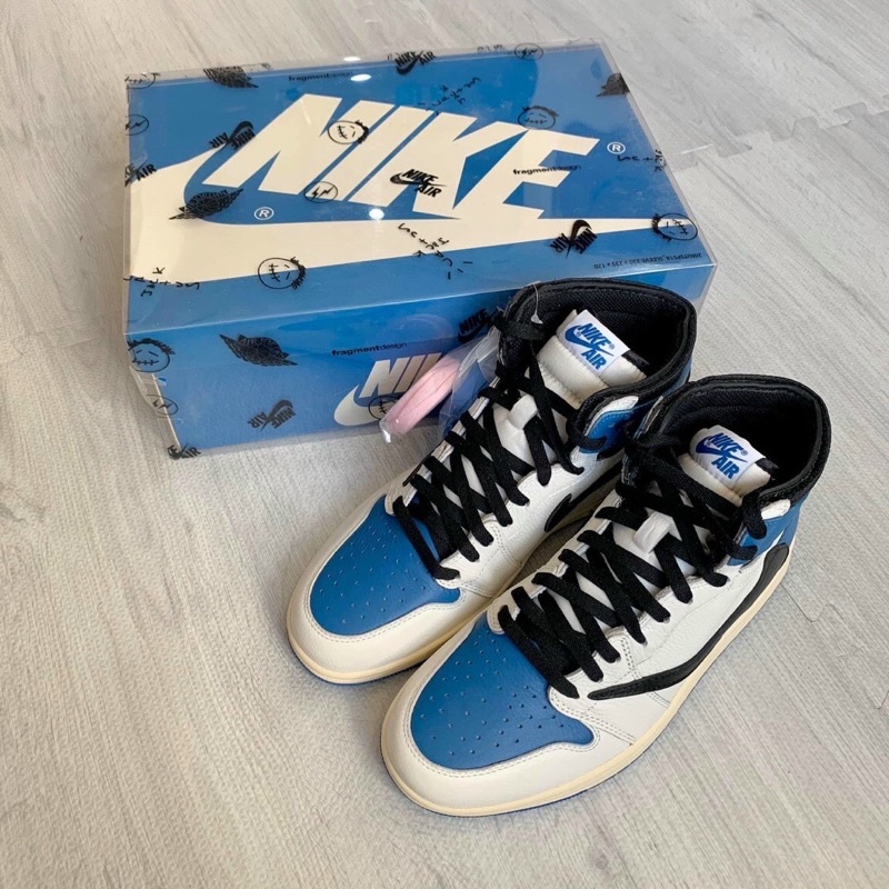 Giày Thể Thao Sneaker JD TRAVIS SCOTT xanh Bản cao cấp kèm 3 bộ dây thay the he