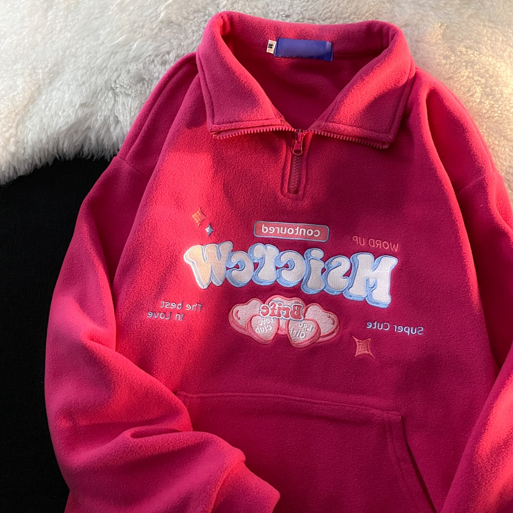 [Hàng Order] Áo Polo MsicrcW có cổ ULzzang form rộng dài tay dày dặn Unisex mới nhất thu đông 2021 OR028 | BigBuy360 - bigbuy360.vn