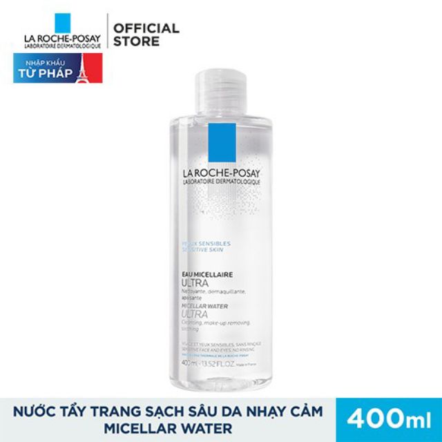 Nước tẩy trang La Roche Posay 400ml dành cho da nhạy cảm