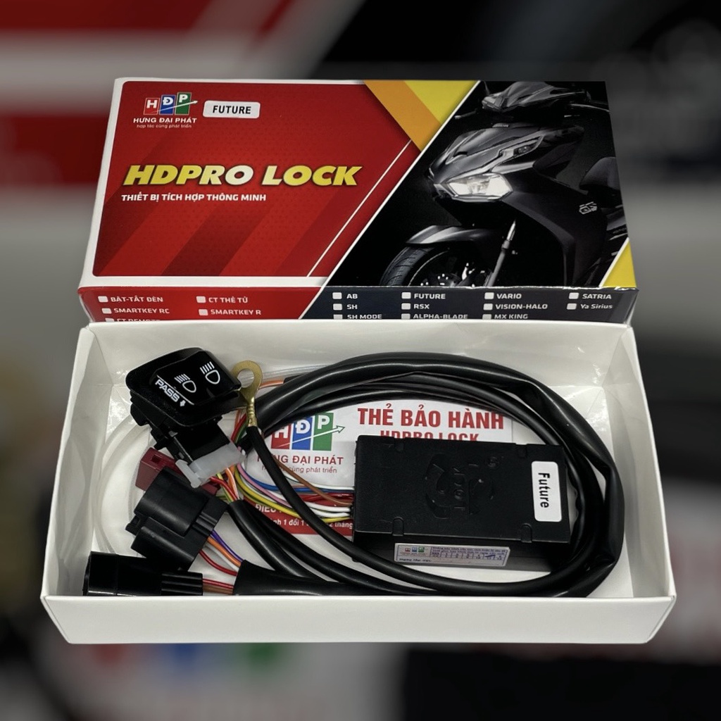 Bộ mạch tắt đèn xe Future 2021 2022 2023 Chính Hãng HDPRO - Tích hợp Passing - BH 2 năm