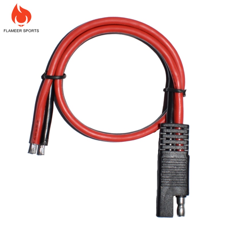 Flameer Sports  12AWG 30A Hot Solar Panel Battery SAE Plug Extension Lines Connector Cable