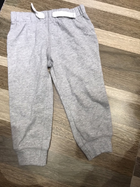 Quần thun dài bo lai xuất dư cho bé