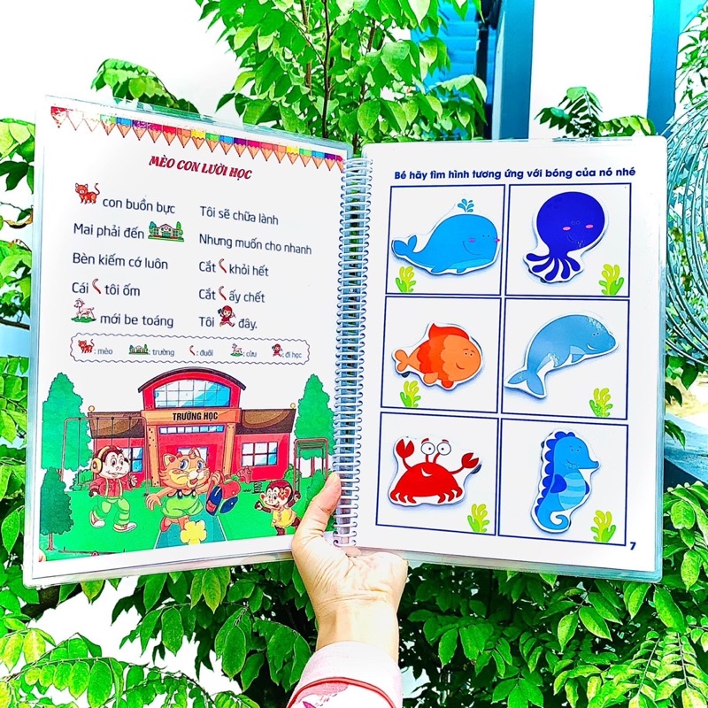 Học liệu tổng hợp kiến thức, kỹ năng cho bé nhận biết, phát triển ngôn ngữ, tư duy