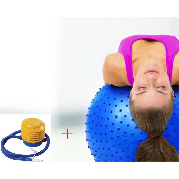 Bóng tập yoga gai 65cm kèm bơm