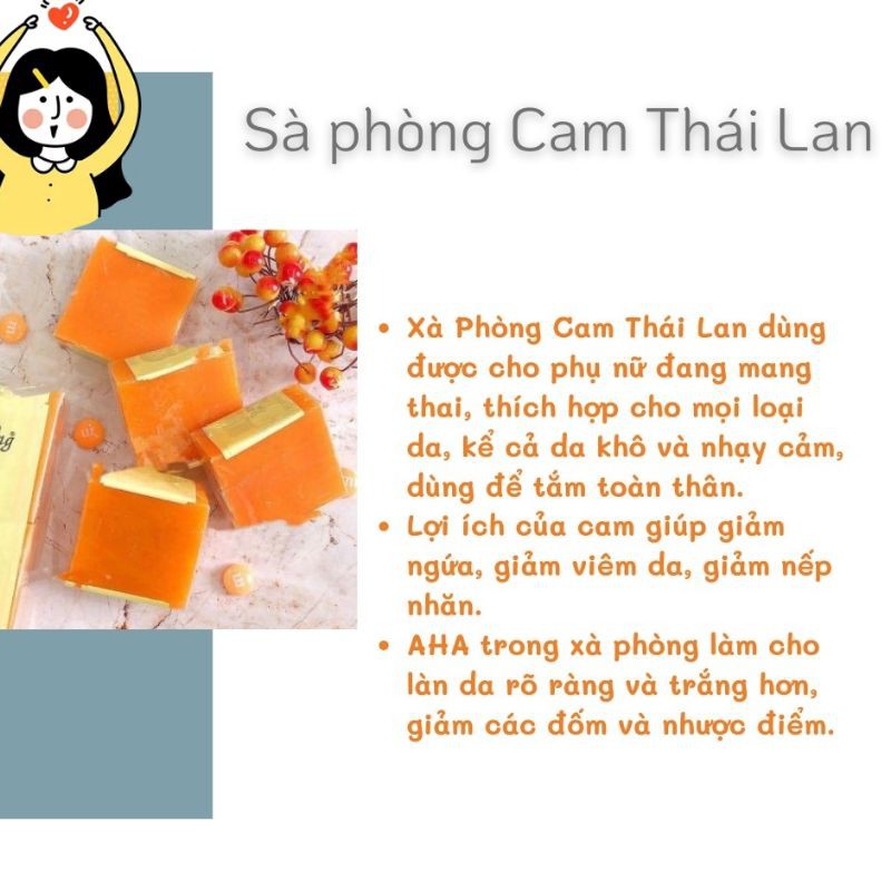 Xà bông cam thái lan