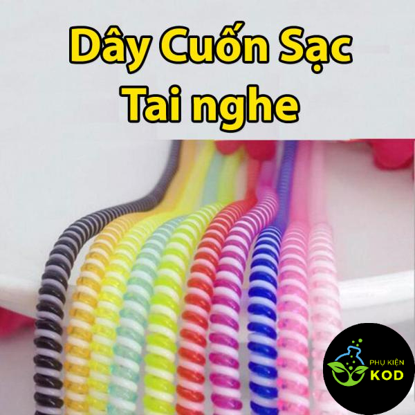 Dây quấn bảo vệ Cáp sạc và tai Nghe điện thoại