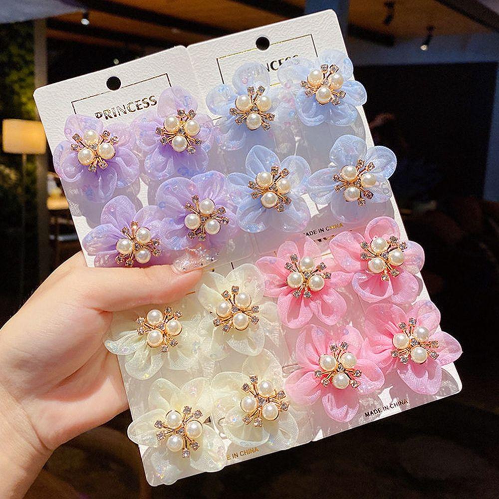 Kẹp Tóc Bện Phong Cách Hàn Quốc Ngọt Ngào Đáng Yêu Cho Bé Gái