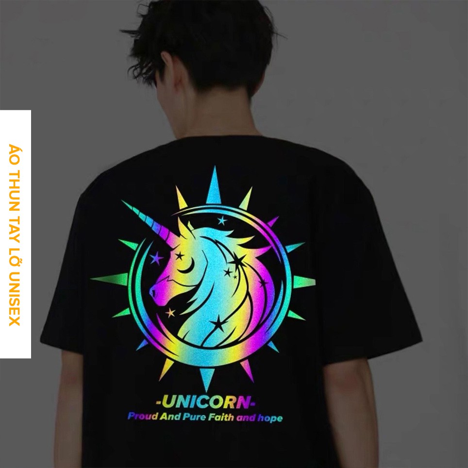 (SALE SỐC) Áo thun phản quang UNICORN - form Unisex nam nữ cực đẹp giá rẻ