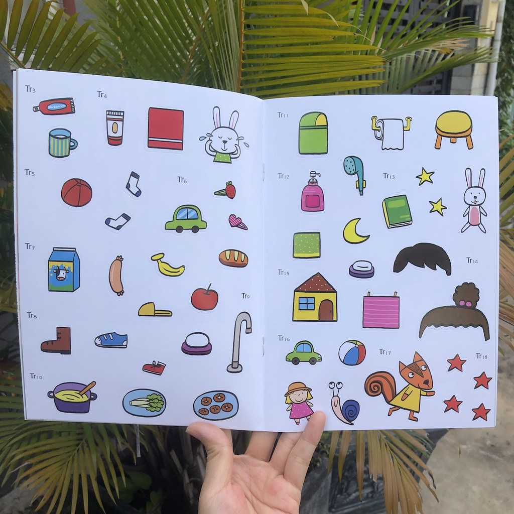 Sách 300 Miếng Bóc Dán Thông Minh Sticker - Rèn Luyện Thói Quen Tốt - Cho Trẻ Từ 3 Tuổi