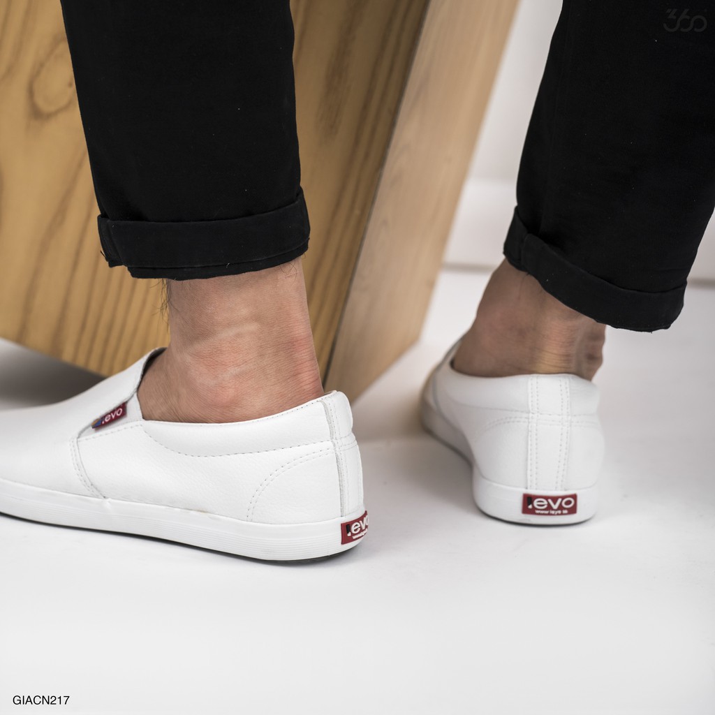 Giày lười nam slip on 360 BOUTIQUE trẻ trung, năng động - GIACN217 | WebRaoVat - webraovat.net.vn