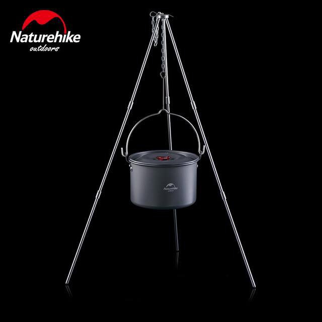 Kiềng giá treo nồi dã ngoại cắm trại gấp gọn mini Naturehike NH17S00S-G