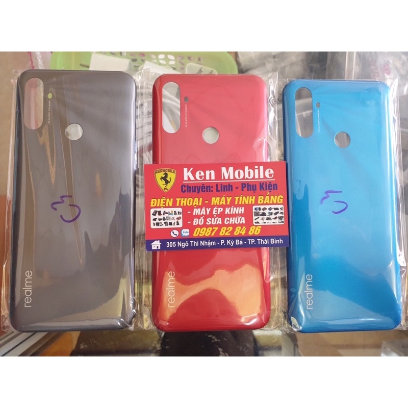 Vỏ, Nắp Lưng - Khung Xương Đỡ Màn Thay Thế Cho Realme C3 (có lỗ vân)  (Đặt đúng phân loại)
