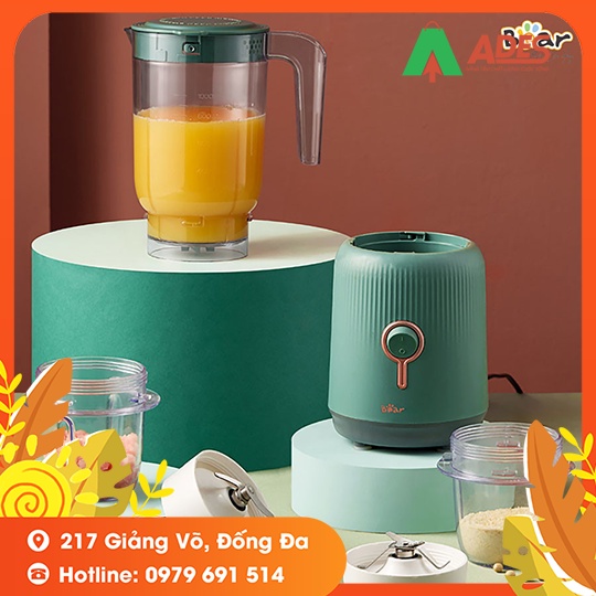 [Mã 154ELSALE2 giảm 7% đơn 300K] Máy xay 3 in 1 đa năng Bear LLJ-C10P1 (BL-B10V2) - Hàng Chính Hãng