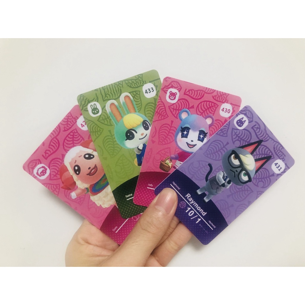 Bộ 5 thẻ bài trò chơi Animal Crossing Series 5 Amiibo