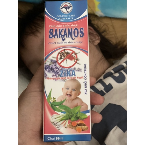 Xịt muỗi sakamos cực mạnh an toàn cho bé nhiều loại khác nhau