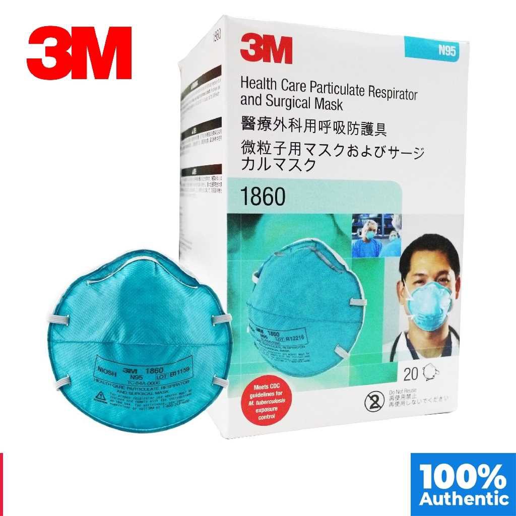 ( CÓ SẴN) Khẩu Trang 3M 1860 Tiêu Chuẩn N95 Chống Dịch Hiệu Quả Sử Dụng Trong Bảo Hộ Y Tế