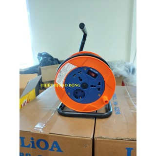 Ổ Cắm Quay Tay Rulo 20 mét 10A LIOA QN20-2-10A