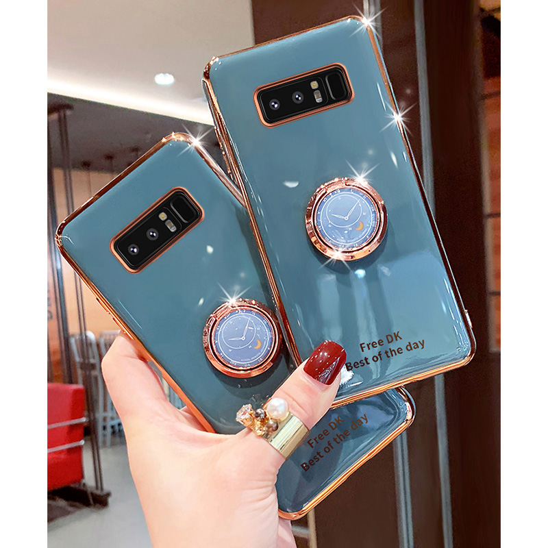 Ốp điện thoại mềm lung linh kèm giá đỡ cho Samsung Galaxy Note 8 Note9 S9 S9+ S10e S10 Plus S10 Lite