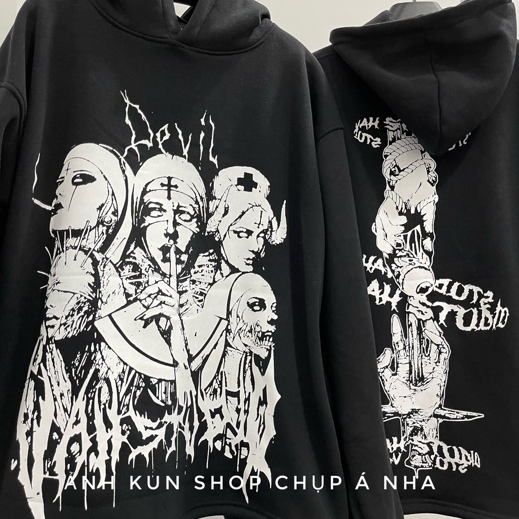 Áo hoodie vah nurse Áo khoác nỉ vah.studio chất nỉ bông cao cấp có tag hãng