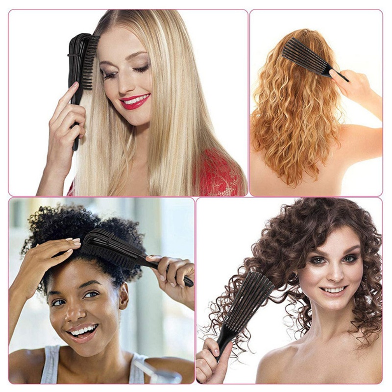 Set 4 / 5 Lược Chải Tóc Mát Xa Da Đầu Chống Tĩnh Điện