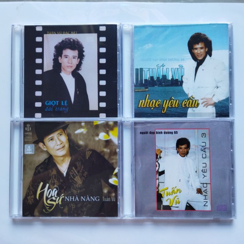 Bộ 4 cd Tuấn Vũ phono