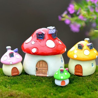 Phụ kiện tiểu cảnh Terrarium -  Ngôi nhà nấm trang trí