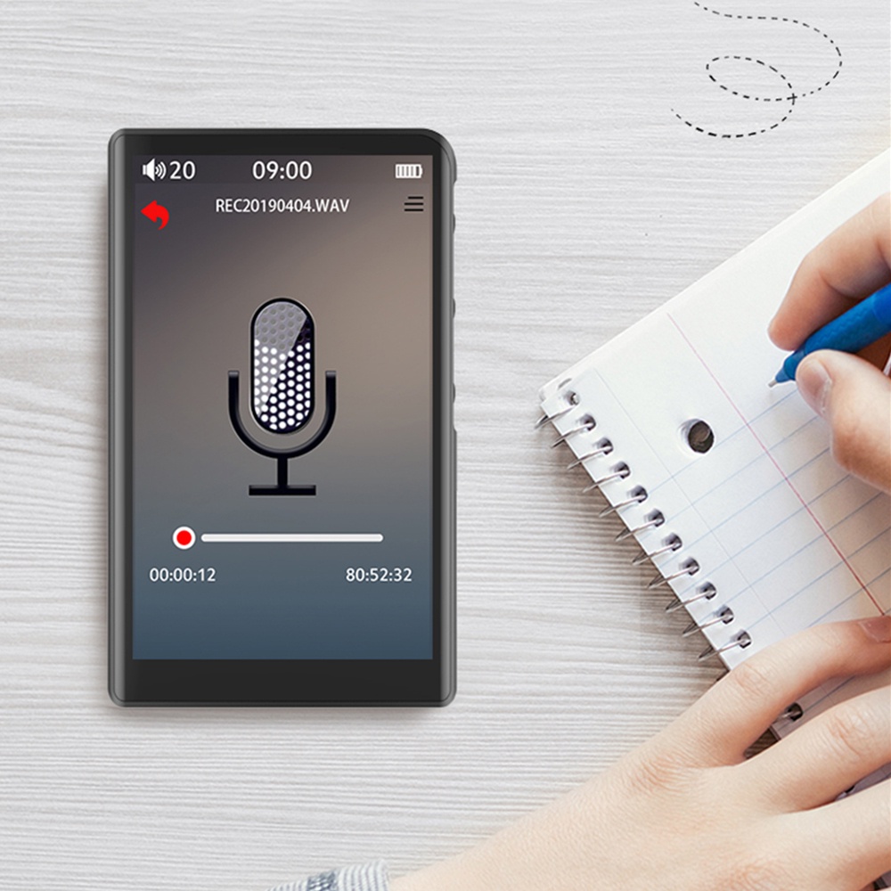 Máy nghe nhạc MP3 MP4 RUIZU Falaeal H9 Bluetooth màn hình cảm ứng 3.8&quot; hỗ trợ thẻ TF và FM