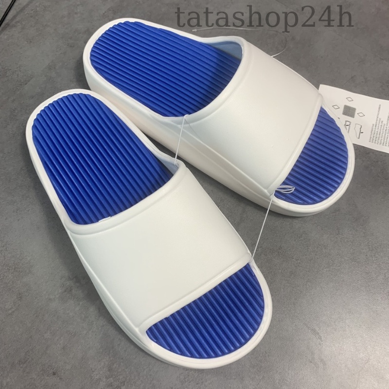 Dép bánh mì tăng chiều cao siêu nhẹ nam nữ 2022 - Dép unisex quai ngang cute.