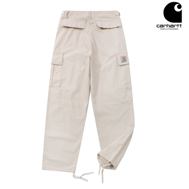 Quần Yếm Carhartt Giặt Được Trang Trí Thủ Công Đường Phố Giản Dị