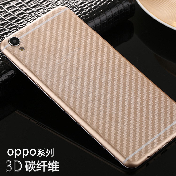 Miếng dán vân cacbon, các bon mặt lưng cho OPPO F3plus Realme3 RenoF11 A9 A1K Realme X Realme X 青春版 Realme3pro K3