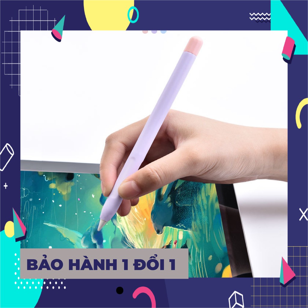 [MÃ MACHM10K giảm 10k đơn bất kỳ] Ốp Silicon Nhiều Màu Cho Bút Cảm Ứng Apple Pencil 2/1 Pencil Case