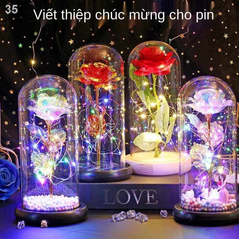Tquà sinh nhật cho con gái, bạn ngày lễ tình nhân sáng tạo, gửi gái và chị thiết thực của mẹ hoa hồng đèn ngủ
