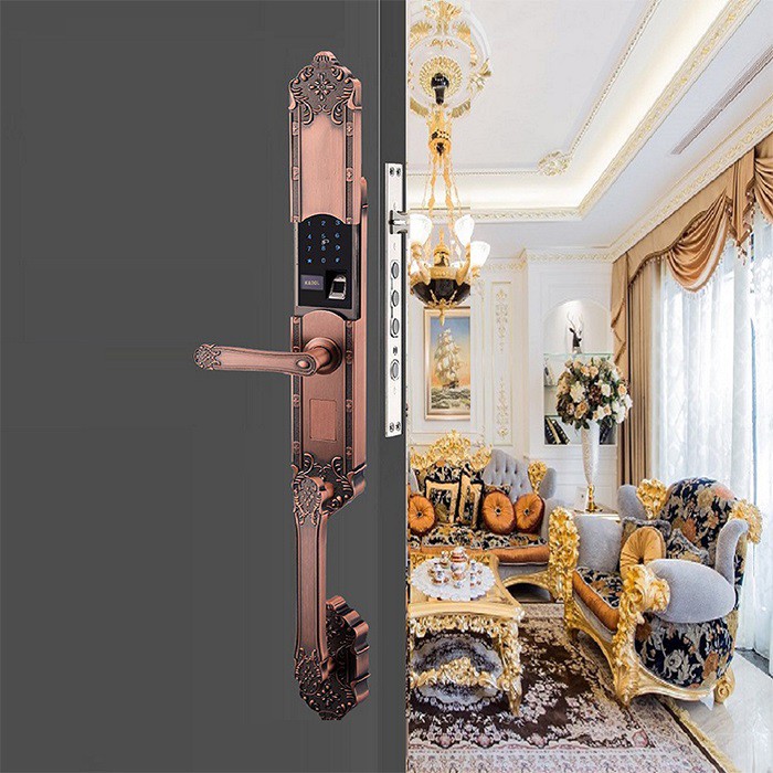 Khóa vân tay cổ điển khóa thông minh dành cho biệt thự theo phong cách Châu Âu