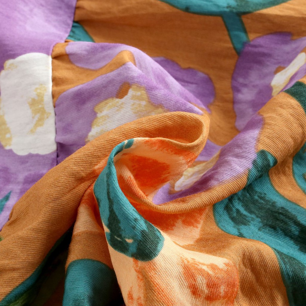 Bộ Đồ Liền Thân Sanlutoz In Hoa Màu Vàng Dành Cho Bé Sơ Sinh